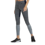 NIKE Women's Dri-FIT Mid Rise Training Compression Leggings Size S Blue Grey VG