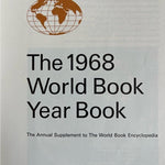 Lot 4x Vintage The World Book Yearbook Encyclopedia 1966 1967 1968 1969 Set VG