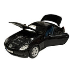 Maisto Mercedes Benz SLK 1:18 Scale Diecast Model Car Black Opening Doors Hood