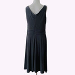 Jessica Howard Beaded Embroidered Fit & Flare Evening Dress Black Size 16