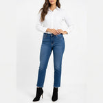 Jennifer Lopez Capri Jeans Size 6 Blue Medium Wash Mid-Rise Cropped Stretch VG