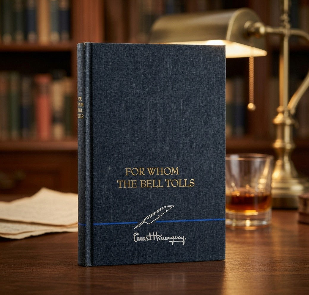 For Whom The Bell Tolls Ernest Hemingway Vintage 1940 Copyright Hardcover Good
