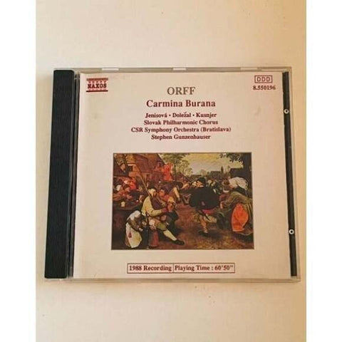 CD Carl Orff, Eva Jenisova, Vladimir Dolezal, Ivan Kusnjer - Carmina Burana