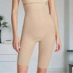 Commando Women's Featherlight Control Long Shorts M Beige Shapewear NWOT