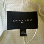 Banana Republic Yellow Linen Cotton Women's Dress Jacket Blazer 6 Excellent