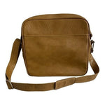 Vintage Samsonite Tan Vinyl Carry-On Messenger Travel Bag Good
