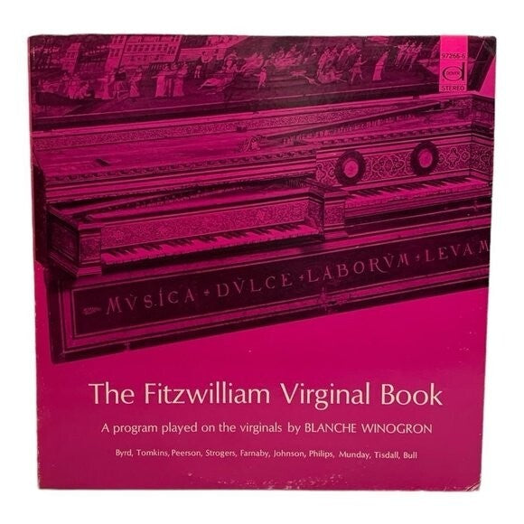 LP Blanche Winogron - The Fitzwilliam Virginal Book: Selections Vinyl Record