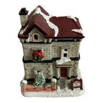 Vintage 1992 Christmas Santa Village House Porcelain Hand Painted Collectors