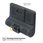 Scosche Two-Way Dash Camera Black HD DVR 1080P 4” Display NIB Rideshare