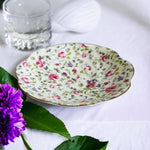 Vintage Rosina England Bone China Tea Saucer Rose Floral Porcelain 5.5" Replace