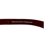 Ted Baker Women's Belt Size 1 White Burgundy Color Block Vegan Leather NWOT