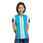 Alii Sport Women's Teal Cycling Jersey M Short Sleeve Zip UV Protection NWT