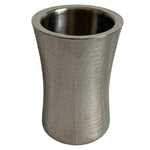 TOWLE Silversmiths Hammered Ice Wine Bottle Chiller Stainless Steel 7" India VG