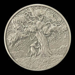 Franklin Mint History of Colonial America Pewter Medal Hiding Royal Charter VG