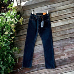 CLOCKHOUSE Dark Blue 100% Cotton Straight Fit Regular Waist Denim Jeans Sz 28x32