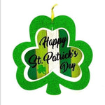 St Patrick's Day Spinning Dual Layer Clover Wall Door Decor 11"x11" NWOT
