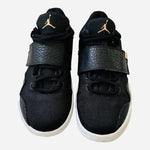 Air Jordan J23 Black Metallic Gold White Leather Men’s Sneakers 8.5
