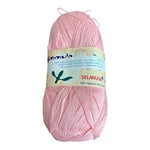 Selanusa Jimmy's Soft Cotton Yarn Pink Swirl String Knitting Crochet NWT