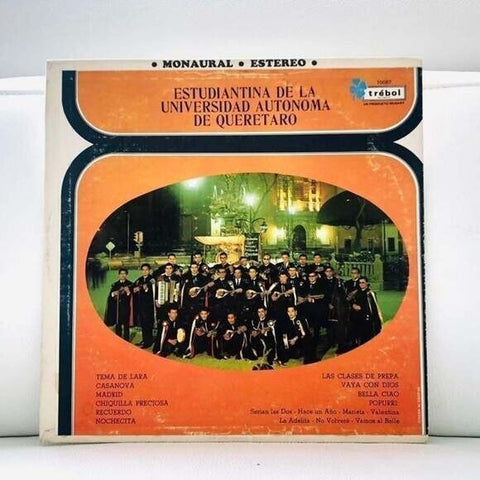 RARE! LP Estudiantina De la Universidad Autonoma De Queretaro Vinyl Record