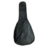 Black Padded Acoustic Guitar Bag Case 36x18 Storage Travel Soft Cover Good Plus