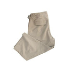 Hillard Hanson Women's Cropped Straight Leg Capri Pants 10 Tan Stretch NWT