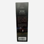 SORBUS 3-Piece Wine Stakes Picnic Set Glass & Bottle Holders Outdoor Metal NIB