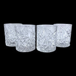 Set Of 4 Glass Bowmore Islay Single Malt Scotch Whiskey Glasses Crystal Glasses