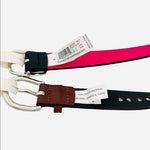 CAT & JACK Girls Belt 2-Pack Brown Solid Medium Width Size Large NWT