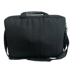 Samsonite Black Canvas Briefcase Waterproof Laptop Travel Messenger Bag VG