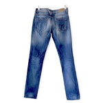 Oxbow Men’s Slim Fit Jeans Denim Blue Embroidered Pockets Size 28 VG