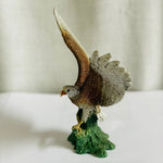Bald Eagle Statue 8" Rubber Figurine Bird Sculpture Patriotic American Decor VG