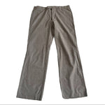 BOSS HUGO BOSS Marlow Mens Dress Pants 37x35.5 Gray Virgin Wool Flat Front VG
