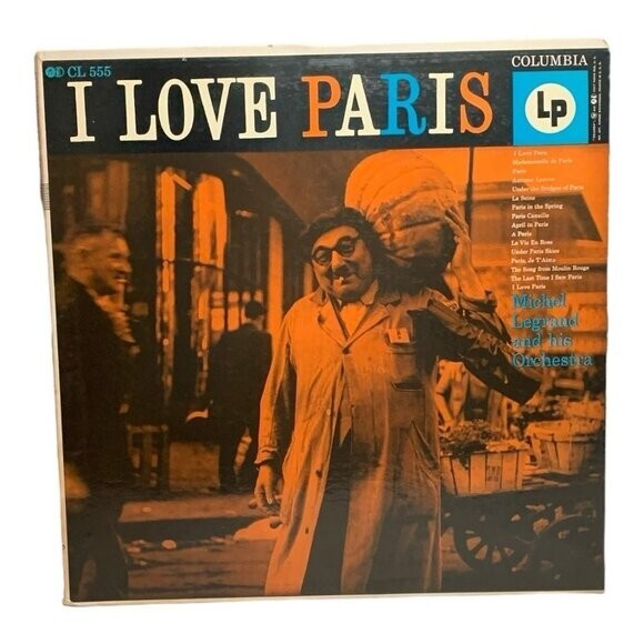 LP Michel Legrand Et Son Orchestre - I Love Paris Vinyl Record