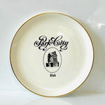 Utah Park City Souvenir Ceramic Plate Wall Decor Collectible Memorabilia 7.25"