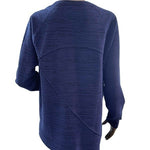 Women's Purple Running Sweatshirt Size L Athletic Top Rayon Polyester Spandex VG