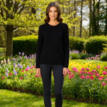 Lulus Black Loose Knit Sweater Women's Pullover Top Size S New With Tag