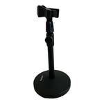 Movo TMC-5 Heavy Duty Desktop Microphone Stand Weighted Round Base Black
