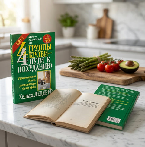 4 Группы Кровь — 4 Пути к Похуданию Хельга Ледерер Russian Blood Type Diet Book