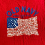 Old Navy Red Patriotic Flag Graphic Tank Top Women’s XS USA 2022 NWT