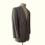 Jhane Barnes Alex Sebastian Men's Brown Gray Blazer 40R 2-Button $299 Retail EXC