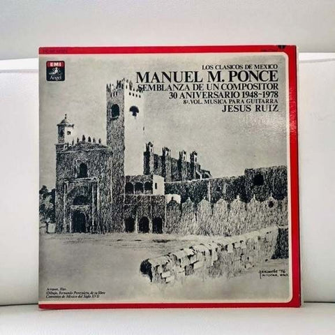 LP Jesus Ruiz - Manuel Maria Ponce Musica Para Guitarra Vinyl Record
