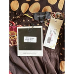 Minkpink Digital It Brown Multicolor Ornamental Print Boho Maxi Skirt S NWT $88