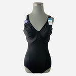 Bali Passion Black Firm Control Bodysuit 36DDD Cooling Mesh Underwire NWT