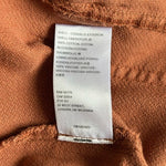 Urban Outfitters Womens Jumpsuit S Burnt Orange Corduroy Sleeveless Button Front