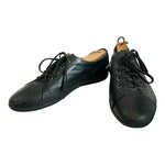 VITTO ROSSI Black Leather Lace-Up Sneakers Men’s Casual Comfy Shoes US 8