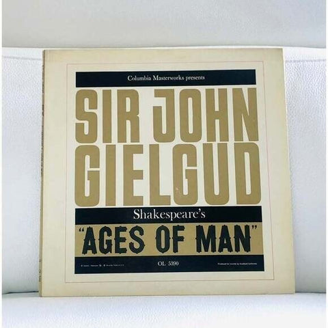 LP J. Gielgud - Shakespeare's Ages Of Man Vinyl Record