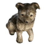 HOMCO German Shepherd Puppy Figurine 8828 Ceramic Dog Statue Vintage 3" Cute Dog