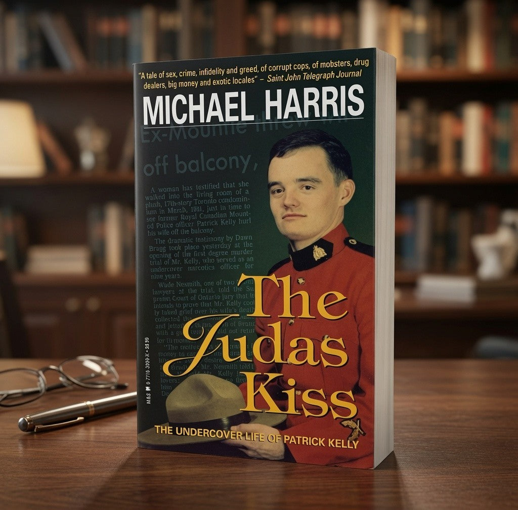 The Judas Kiss by Michael Harris True Crime RCMP Undercover Patrick Kelly VG