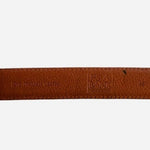 Men’s Belt JOS. A. BANK Black Croco Pattern Genuine Italian Leather Gold Buckle