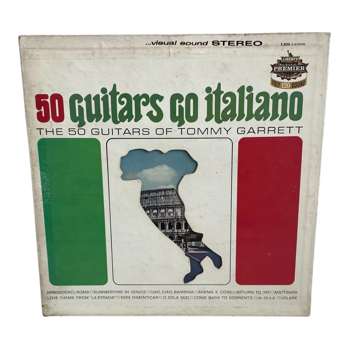 50 Guitars Of Tommy Garrett – 50 Guitars Go Italiano LP 1964 Liberty Good